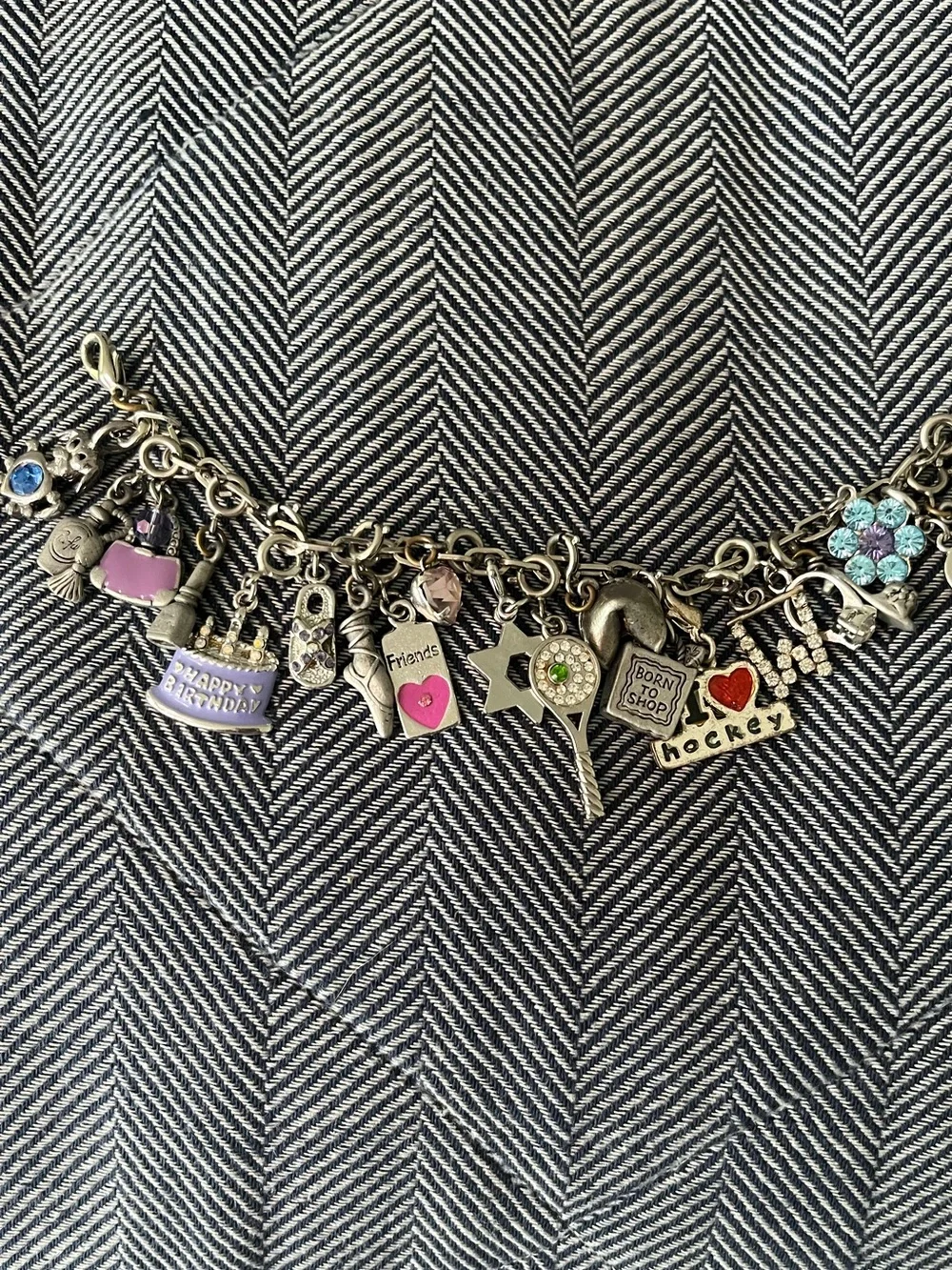 Charm It! Silver-Tone Charm Bracelet